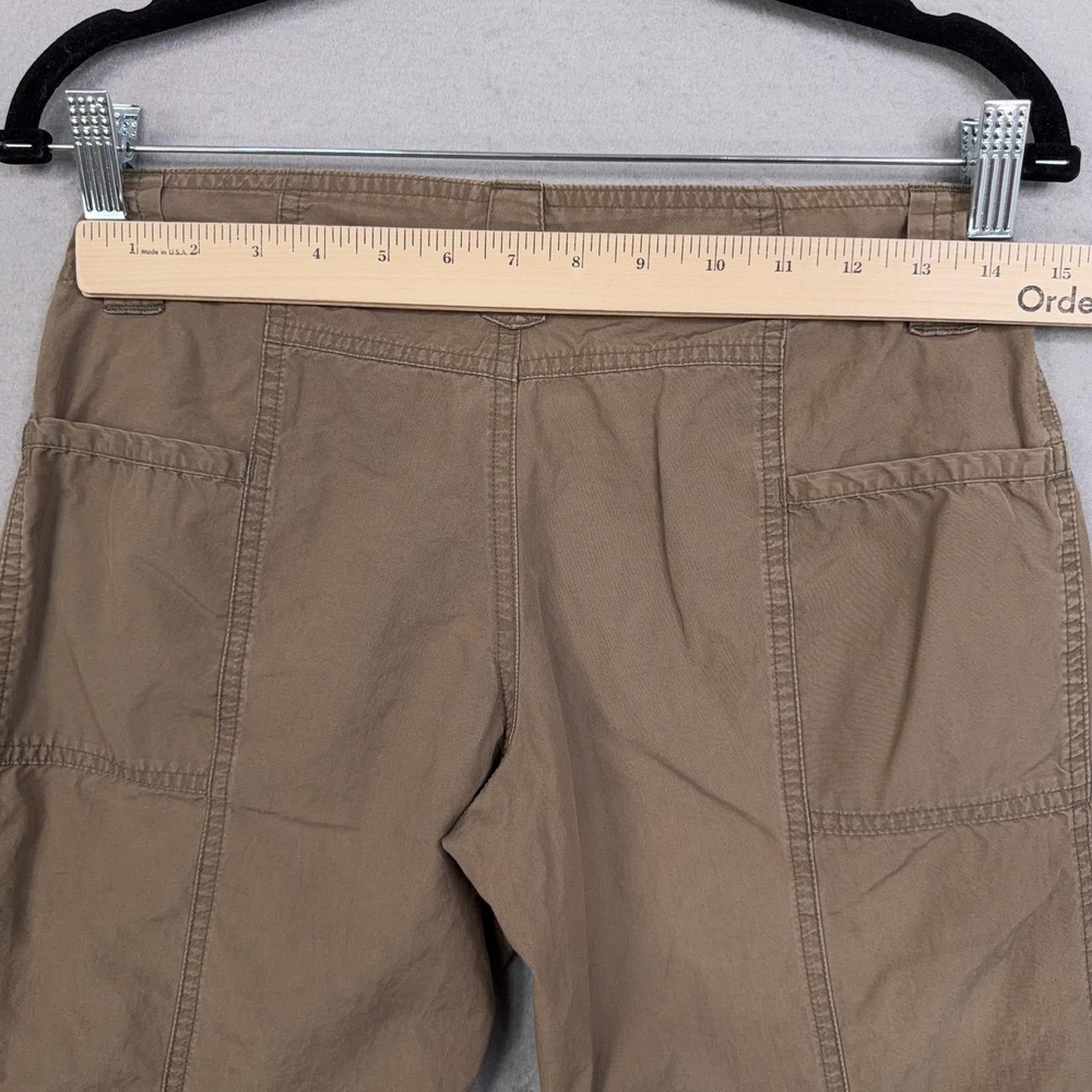 Patagonia Shorts Womens 0 Brown Organic Cotton Utility Hiking Bermuda Roll Tab - Picture 9 of 13